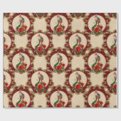 Papier Cadeau Christmas Alice In Wonderland (Plat)