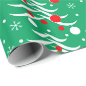 Papier Cadeau Christmas and new year pattern (Coin rond)