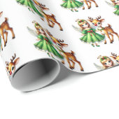 Papier Cadeau Christmas Angel (Coin rond)