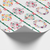 Papier Cadeau Christmas Baubles and Garland  (Coin)