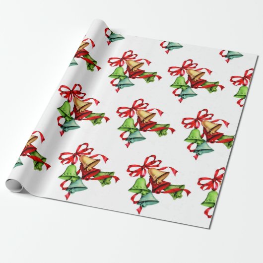 Papier Cadeau Christmas Bells (Déroulé)