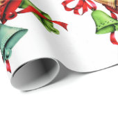 Papier Cadeau Christmas Bells (Coin rond)