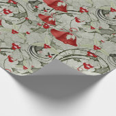 Papier Cadeau Christmas Bells et Holly (Coin)