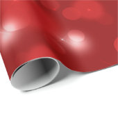 Papier Cadeau Christmas Bokeh (Coin rond)