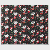 Papier Cadeau Christmas Bowling with Santa Claus (Plat)