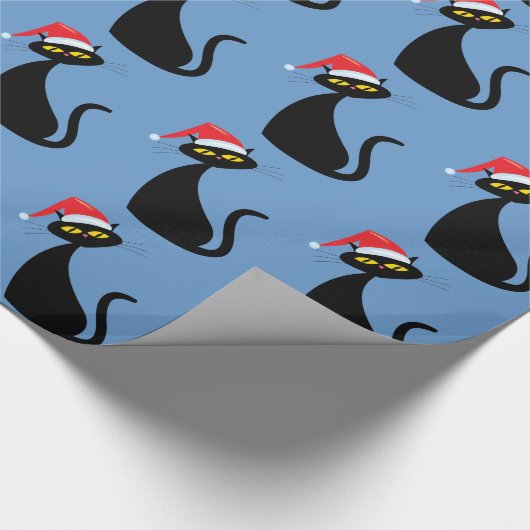 Papier Cadeau Christmas Cat (Coin)