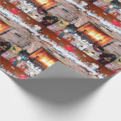 PAPIER CADEAU CHRISTMAS CHEMINÉE (Coin)