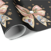 Papier Cadeau Christmas Christian Nativity Scene Coquette Jesus (Coin rond)