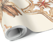 Papier Cadeau Christmas Cookie Wrapping Paper (Coin rond)