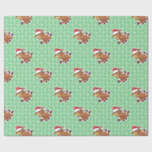 Papier Cadeau Christmas Donkey (Plat)