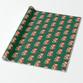 Papier Cadeau Christmas Dragon Wrapping paper (Déroulé)