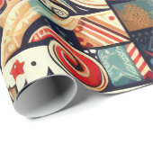 Papier Cadeau Christmas Elegance n29 (Coin rond)