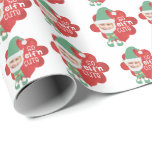 Papier Cadeau Christmas Elf One Photo SO ELFn CUTE Disant<br><div class="desc">Un design d'emballage de Noël personnalisé et amusant avec UNE photo d'un enfant, d'un parent, d'un ami, d'un animal de compagnie ou vous-même habillé comme un elfe avec la typographie disant SO ELF'N CUTE. CONSEIL PHOTO : Sélectionnez une photo où le visage regarde presque directement la caméra. Avant de recadrer...</div>