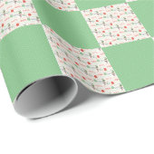 Papier Cadeau Christmas Elves With Polka Dots (Coin rond)