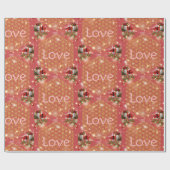 Papier Cadeau Christmas empoisonne la love flower of life (Plat)