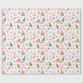Papier Cadeau Christmas Gingerbread Pink (Plat)