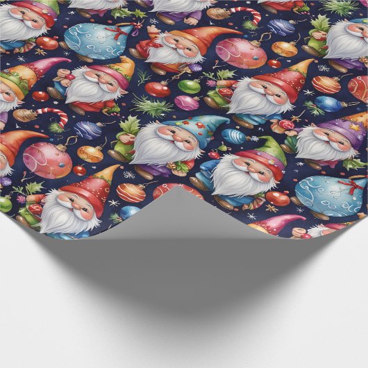 Papier Cadeau Christmas Gnome (Coin)