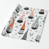 Papier Cadeau Christmas Gnomes (Déroulé)