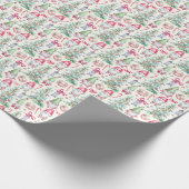 Papier Cadeau Christmas Gnomes Watercolor Wrapping Paper (Coin)