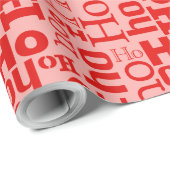 Papier Cadeau Christmas Ho ho ho ho (Coin rond)