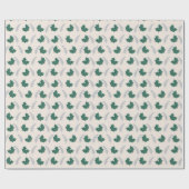 Papier Cadeau Christmas Holly gift wrap (Plat)