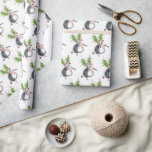 Papier Cadeau Christmas Holly Hedgehog<br><div class="desc">Enveloppez vos cadeaux dans le charme boisé avec ce papier d'enveloppement de Noël Holly Hedgehog. Doté d'un hérisson d'aquarelle fantaisiste portant une branche de saint sur un arrière - plan blanc immaculé,  cet enveloppement à motifs festifs ajoute une touche ludique et chaleureuse aux cadeaux de vacances.</div>