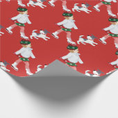 Papier Cadeau christmas-ice-skating (Coin)