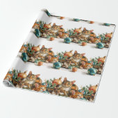 Papier Cadeau Christmas Kittens (Déroulé)