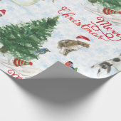 Papier Cadeau Christmas Kittens and Snowmen (Coin)