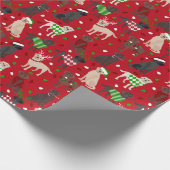 Papier Cadeau Christmas Labrador Retriever (Coin)