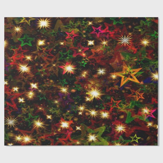 Papier Cadeau Christmas Lights (Plat)