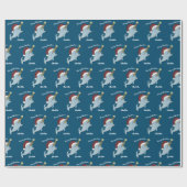 Papier Cadeau Christmas Narwhal (Plat)