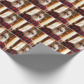 Papier Cadeau Christmas Old Man With Beard Under Sunglasses (Coin)