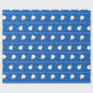 Papier Cadeau CHRISTMAS PANIC CHICKEN 2 par Sandra Boynton
