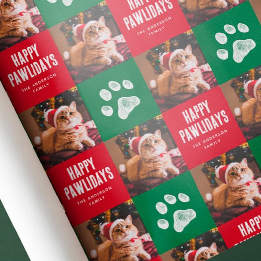 Papier Cadeau Christmas Pet Photo