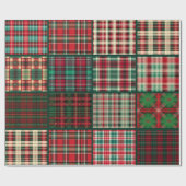 Papier Cadeau Christmas Plaid (Plat)