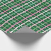 Papier Cadeau Christmas Plaid - Green (Coin)