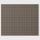 Papier Cadeau Christmas Plaid Sage Green and Purple Dark Berry (Plat)