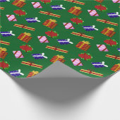 Papier Cadeau Christmas Presents Pattern (Coin)