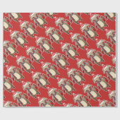 Papier Cadeau christmas-raccoon (Plat)