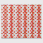 Papier Cadeau Christmas Red and White Polka Dots (Plat)