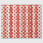 Papier Cadeau Christmas Red and White Polka Dots (Plat)