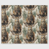 Papier Cadeau Christmas Scottish Reinder (Plat)