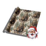 Papier Cadeau Christmas Scottish Reinder<br><div class="desc">Papier d'enveloppement écossais de Noël</div>