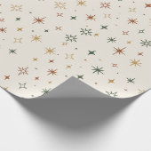 Papier Cadeau Christmas Stars & Sparkles Pattern			 (Coin)