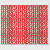 Papier Cadeau Christmas stockings small holiday wrapping paper (Plat)