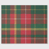 Papier Cadeau Christmas Tartan Red and Green (Plat)