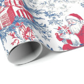 Papier Cadeau Christmas-Toile-digital-paper Chinoiseries (Coin rond)