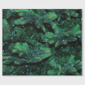 Papier Cadeau Christmas tree twigs sapling pine (Plat)