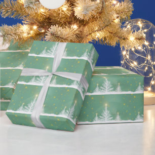 Papier Cadeau Christmas Tree Wonderland Art